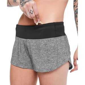 Lululemon Speed Up Short Low-Rise 2.5" Heather Lux Multi Black